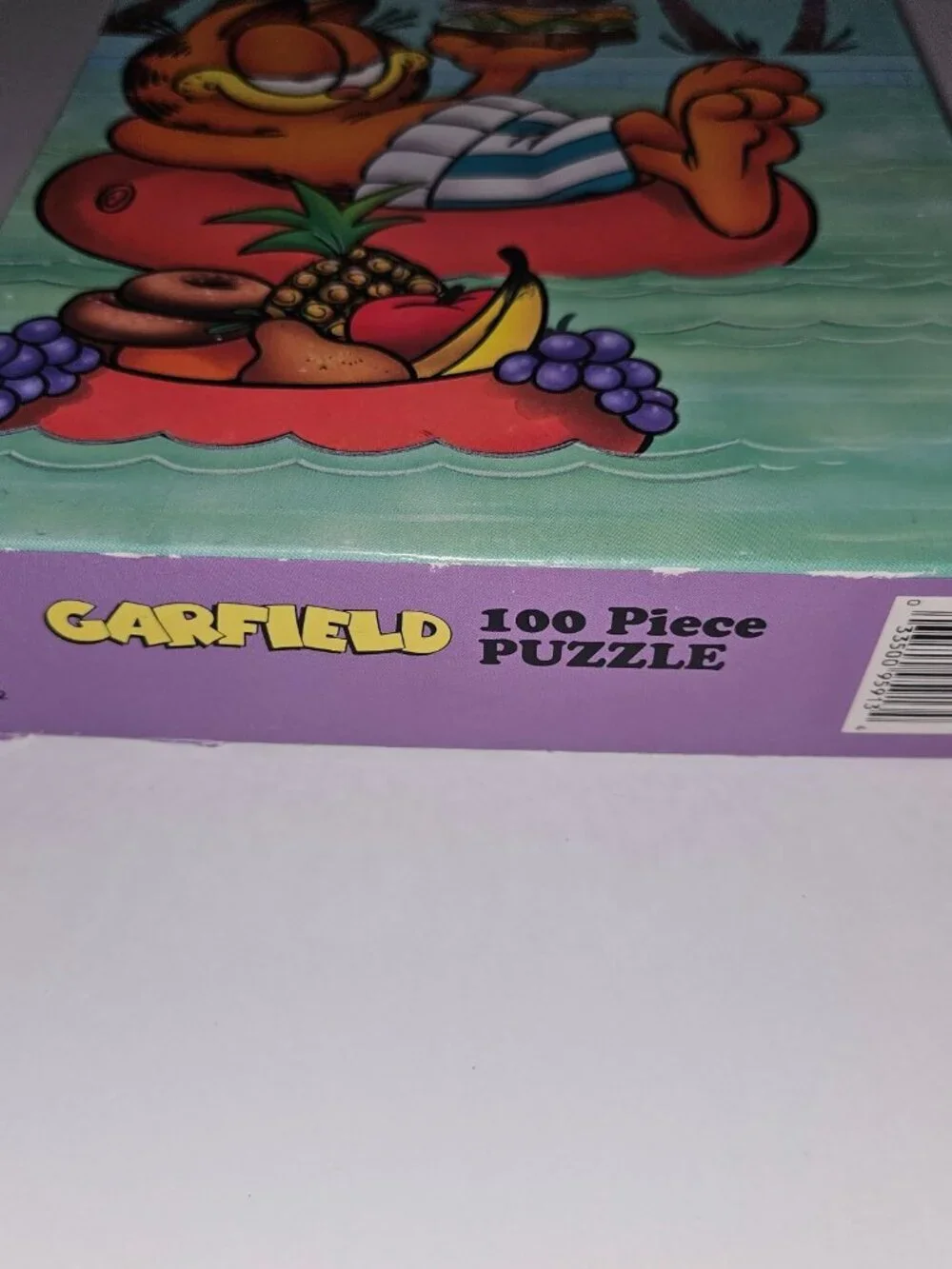 VTG 1978 Garfield 100 pc Puzzle Sandwich Rainbow Works Riddles & Jokes Cards Lot